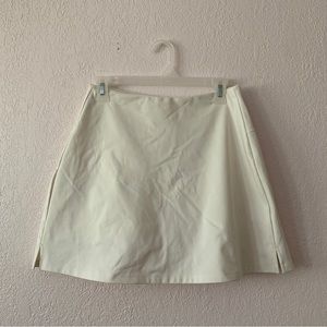Girlfriend Collective white skort